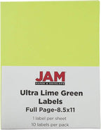 JAM PAPER Full Sheet Shipping Labels - Image 5
