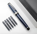 xixixiaozhu Metal Big Fountain Pen Set Medium Nib 0.7mm, Includes Ink Refill - Image 7