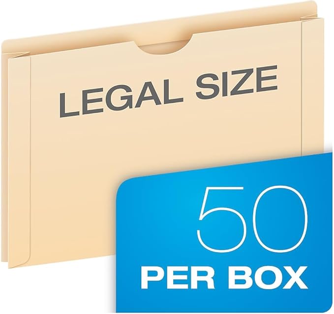 Pendaflex File Jackets, Legal Size, Reinforced Straight-Cut Tabs - Image 5