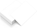 50 Sheets White Cardstock 8.5 x 11 Certificate Paper, Goefun White Card Stock by Goefun