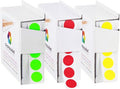 ChromaLabel 1/2 Inch Removable Circle Sticker Labels, Colored Dot Stickers by ChromaLabel