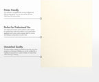 LUXPaper 8.5" x 11" Cardstock | Letter Size | Champagne Metallic | 105lb. Cover - Image 8