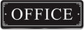 ASAVI “OFFICE” Acrylic Door Sign – Waterproof & Fade-Resistant Office Label by Unknown