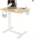 YDN Mobile Mobile Standing Desk, Adjustable Height Portable Laptop Desk by YDN