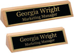 Custom Desk Wedge Name Plate - Image 2
