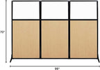 Versare Workstation Partition | Portable Wall Divider | Modern Office Cubicle | - Image 8