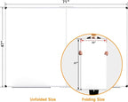 XBoard Magnetic Whiteboard 72 x 48 Inch | Giant Foldable Dry Erase White Board - Image 3