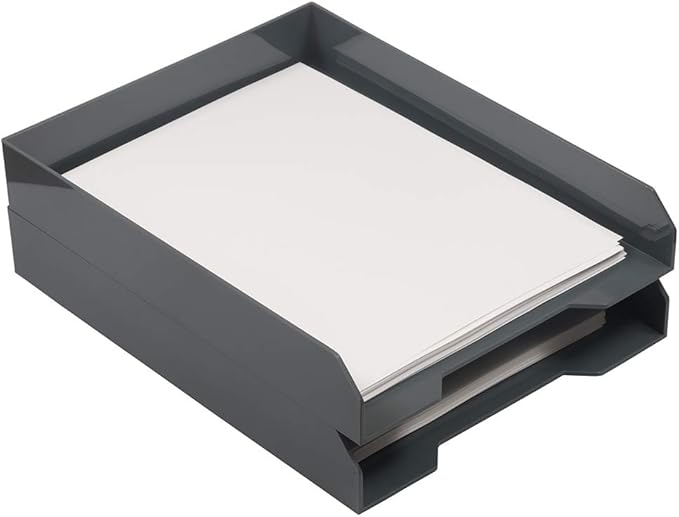 JAM PAPER Stackable Paper Trays by JAMPaper