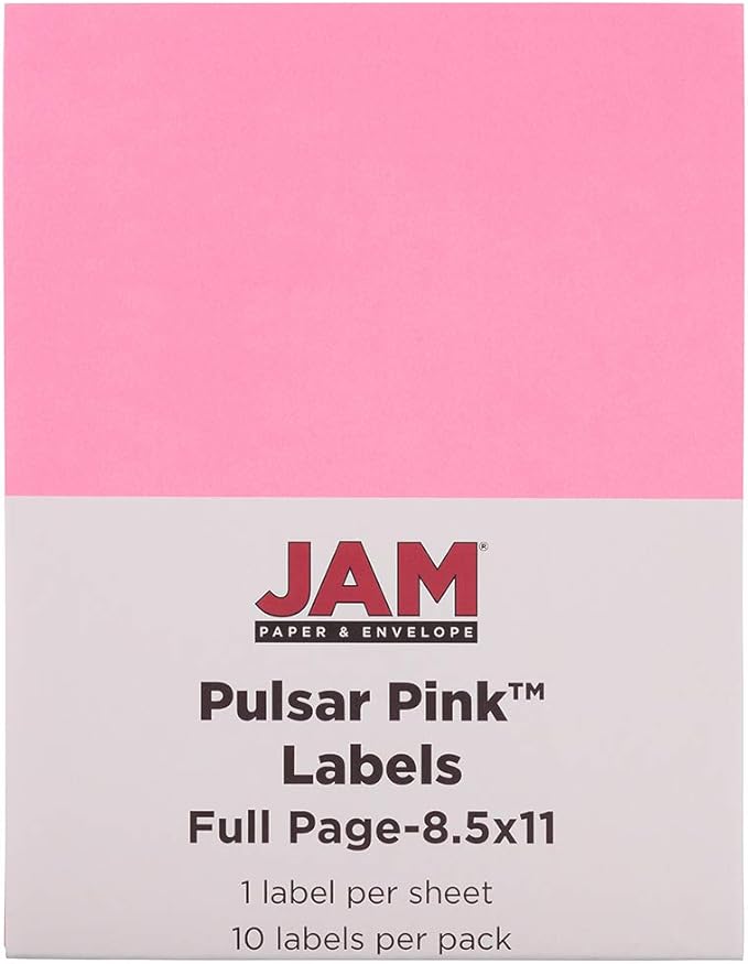 JAM PAPER Full Sheet Shipping Labels - Image 5