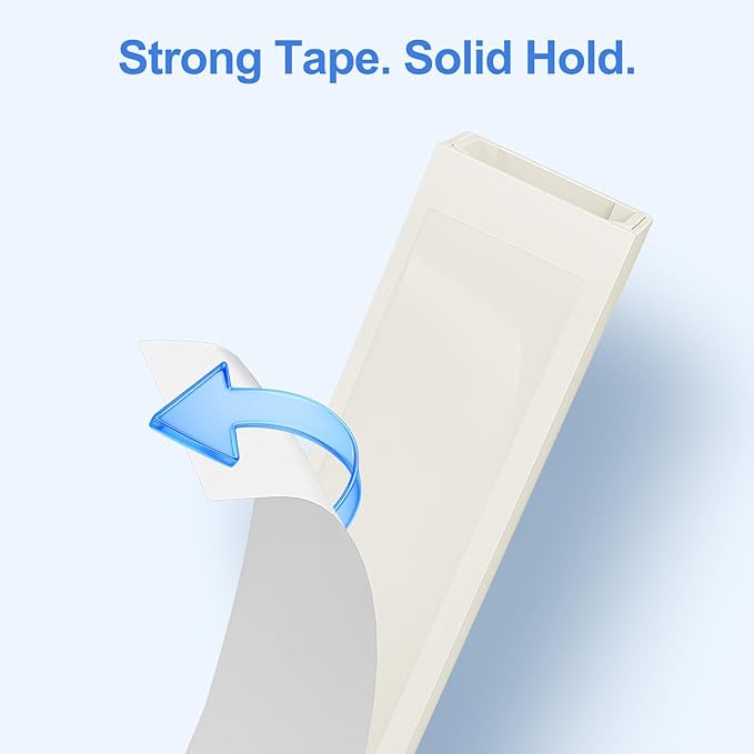 Yecaye Cord Hider, 113in Beige Cord Covers - Image 5