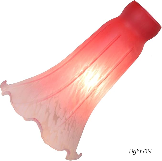 Bieye LS72 Lily Flower Blown Glass Lampshade - Image 2