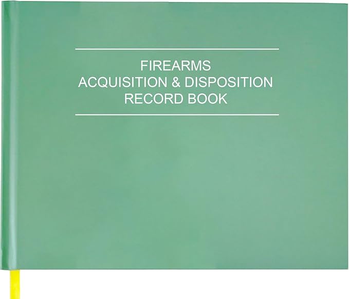 Firearms Acquisition and Disposition Record Book – Firearm Log Book, A&D Gun by TuunFuplan