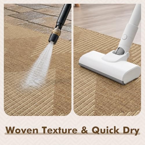 montvoo-2x6 ft indoor outdoor runner rugs for entryway, package contents