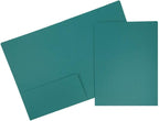 LUXPaper 9" x 12" Presentation Folders | Two Pocket | Teal | 100lb. Cover | 10 by LUXPaper
