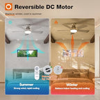 addlon 42 inch nickel low profile ceiling fans showing dimensions