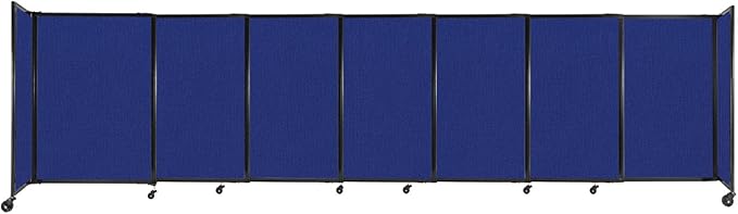 Versare Straightwall Sliding Portable Wall Partition | Freestanding Office by VERSARE