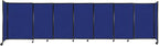 Versare Straightwall Sliding Portable Wall Partition | Freestanding Office by VERSARE