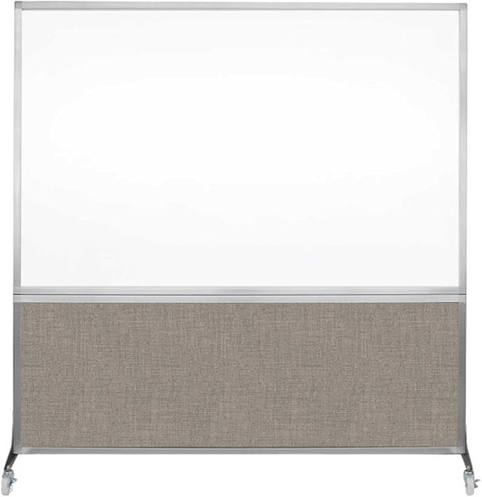 DivideWrite Mobile Whiteboard | Double Sided Dry Erase Board | Portable Office by VERSARE