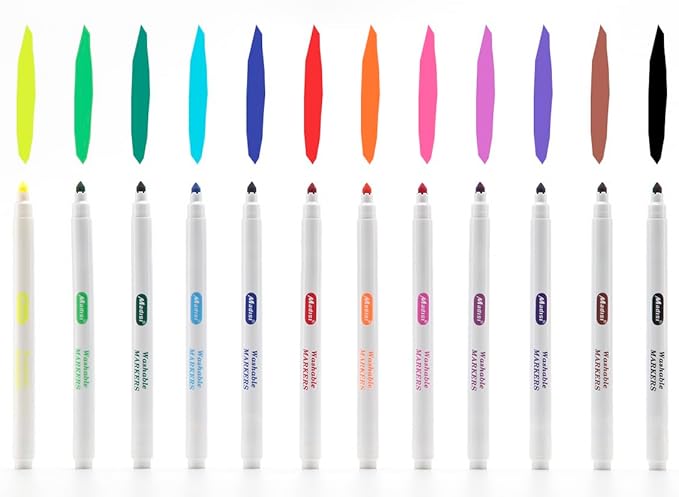 Madisi Washable Markers, Super Tips Markers, Classroom Bulk Pack - Image 3