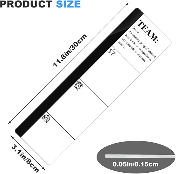 Computer Monitor Memo Board Team Quotes Logo Decor Monitor Message Board Sticky - Image 3