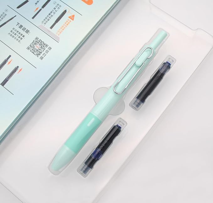 xixixiaozhu OASO K018 Sealed Retractable Fountain Pen Set 0.5mm - Image 6