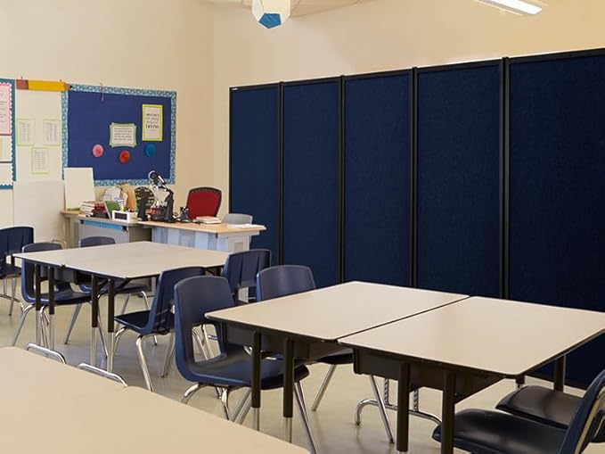 Upgrade Version Room Partition and Divider, Freestanding Rolling Dividers - Image 5