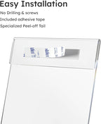 NIUBEE 8.5x11 Clear Acrylic Plexi Sign Holders - Image 2