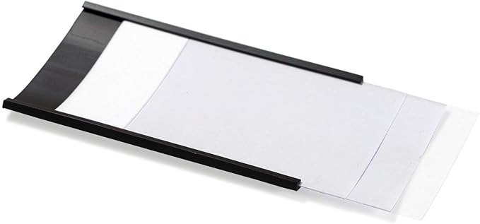 SmartSign Magnetic 'C' Channel Label Holders | 2.5" x 4" Pack of 10 - Image 6