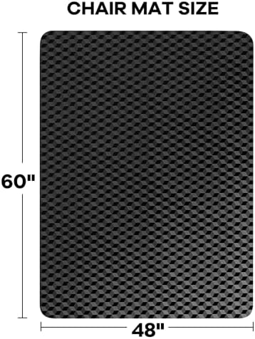 BesWin Office Chair Mat for Carpet, 48" x 60" Large Computer Desk C...