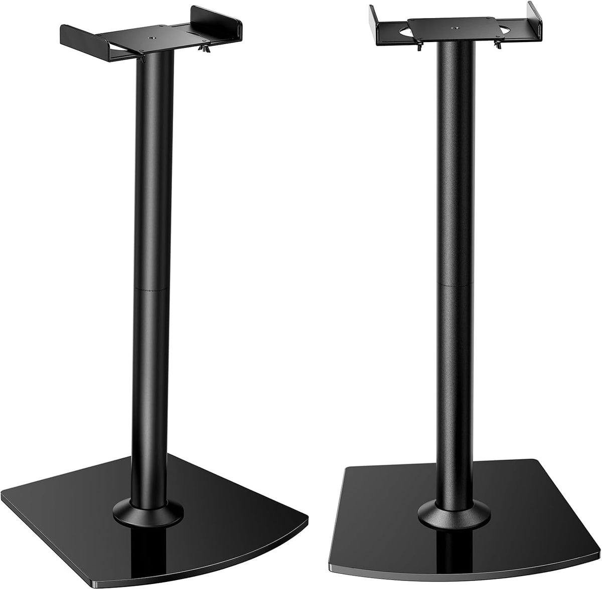 Perlegear Universal Speaker Stands Pair with Cable Management, 33.6 inch Spea...