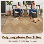 montvoo-2x6 ft indoor outdoor runner rugs for entryway on a desk or shelf