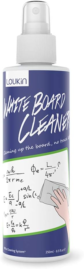 loukin Non-Toxic Whiteboard Cleaner, 8.5 fl oz Dry Erase Board Cleaner by LOUKIN