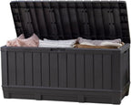 keter kentwood 92 gal outdoor storage box for, main product view