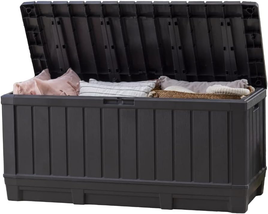 keter kentwood 92 gal outdoor storage box for, main product view