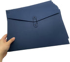 10pcs A4 Kraft Paper Envelopes Portfolio Foolscap File Folders Document Folder by iNelihoo