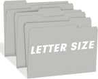 File Folder, RAZCC 150 Pack 1/3 Cut Tab File Folders Letter Size, Folders - Image 6