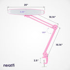 Neatfi XL 2, 200 Lumens LED Task Lamp, 4 Level Brightness, 3 Light Modes - Image 9