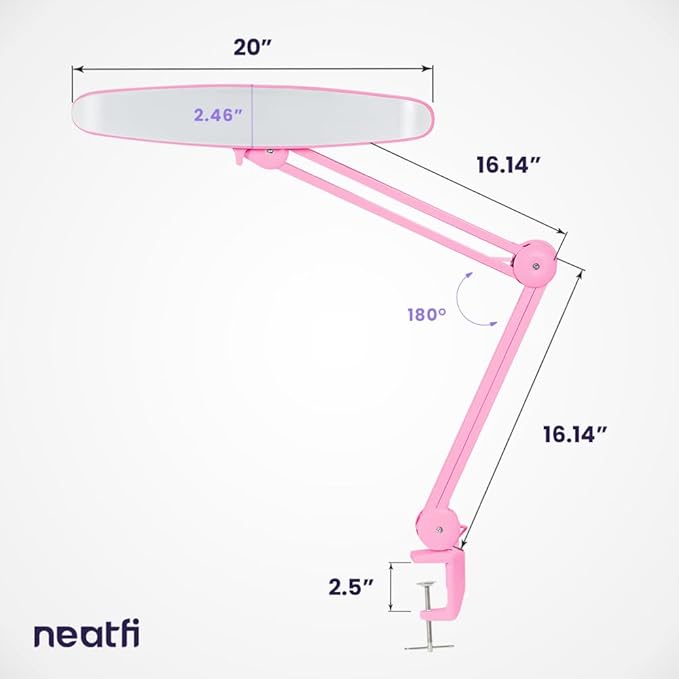 Neatfi XL 2, 200 Lumens LED Task Lamp, 4 Level Brightness, 3 Light Modes - Image 9