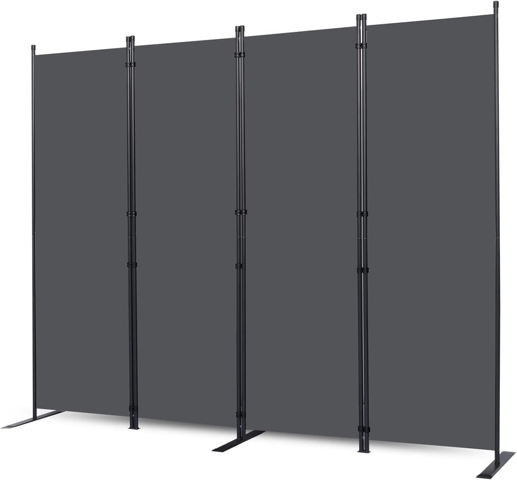 CHOSENM Wall Divider, 4 Panel Room dividers and Folding Privacy Screens