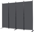 CHOSENM Wall Divider, 4 Panel Room dividers and Folding Privacy Screens