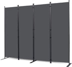 CHOSENM Wall Divider, 4 Panel Room dividers and Folding Privacy Screens