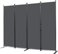 CHOSENM Wall Divider, 4 Panel Room dividers and Folding Privacy Screens by CHOSENM