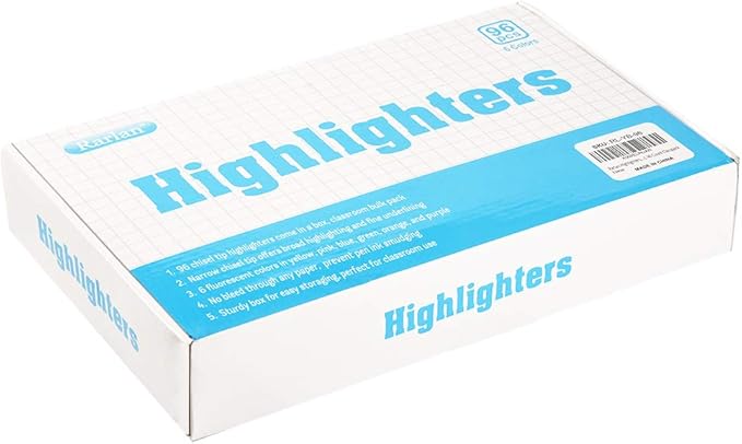 Rarlan Highlighters, Chisel Tip - Image 4