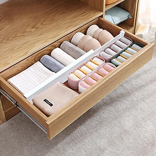 ANTOWIN Bamboo Drawer Dividers Organizers, Expandable Drawer Separators Split...