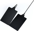 100 Black Plastic Tags Shipping Tags Water Proof Tags by LeadSeals