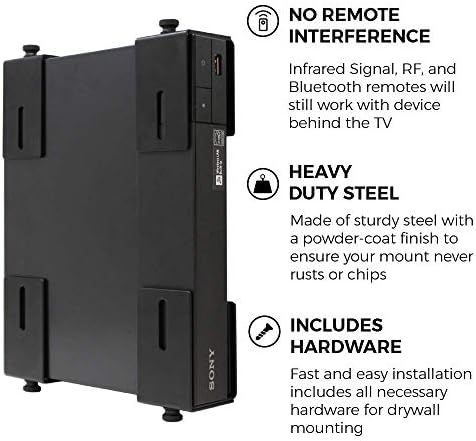 HumanCentric Adjustable Device Wall Mount, Cable Box & Modem Bracket