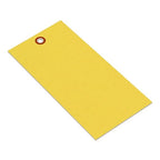 SmartSign 6.25 x 3.125 inch “Yellow” Blank Tyvek Shipping Tags - Image 6