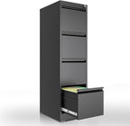 Yukimo 4 Drawer File Cabinet - Image 9