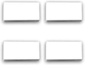 OQUYDEA 100-Pack Dry Erase Magnetic Labels by OQUYDEA