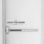 YIKIADA Please Lock The Door Sticker 6 × 2 Inches Vinyl Self-Adhesive Decals - Image 6